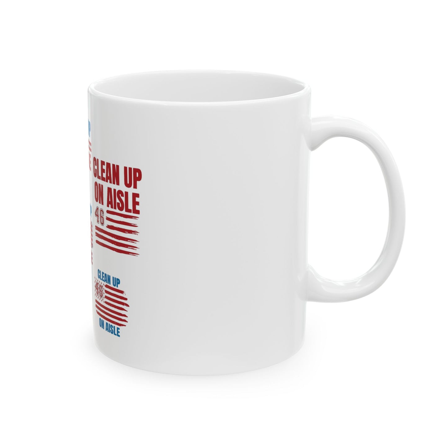 Funny Clean Up Ceramic Mug - 11oz & 15oz - Ideal Gift for Gamers & Office Workers