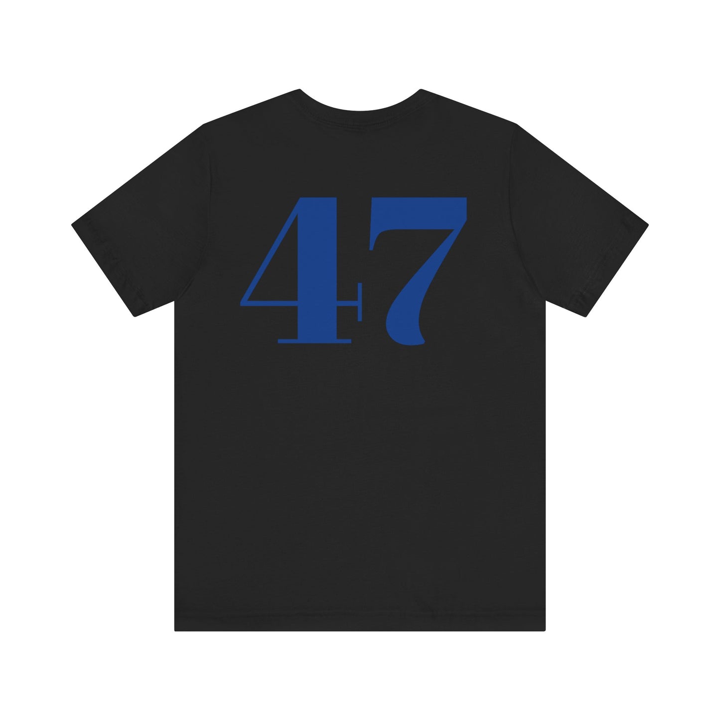 Political Statement Unisex Tee - '47' Design with Iconic Portrait