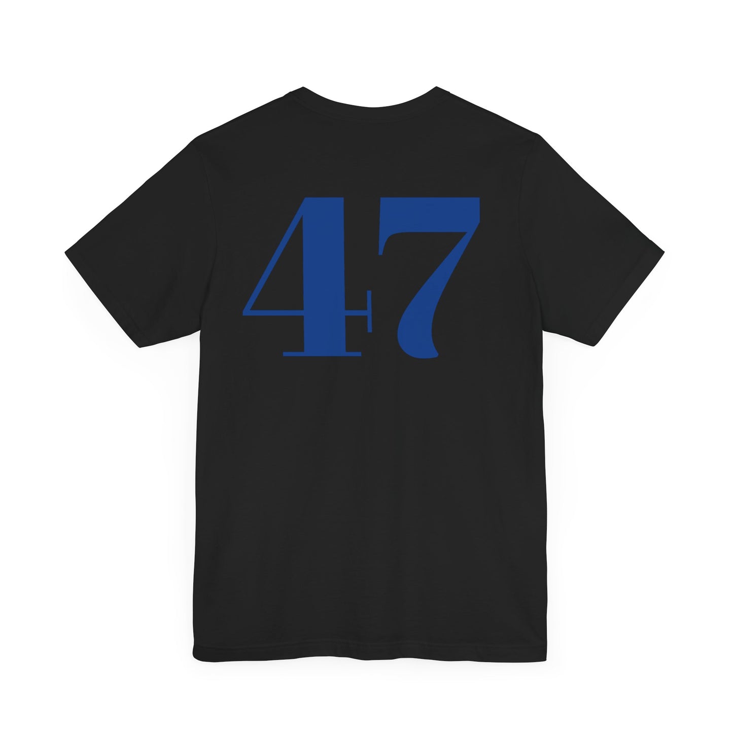 Political Statement Unisex Tee - '47' Design with Iconic Portrait