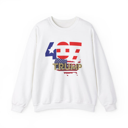 Patriotic Trump 407 Unisex Heavy Blend™ Crewneck Sweatshirt